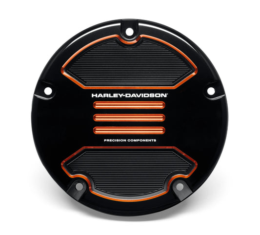 Harley-Davidson Adversary Derby Cover, Black/Orange