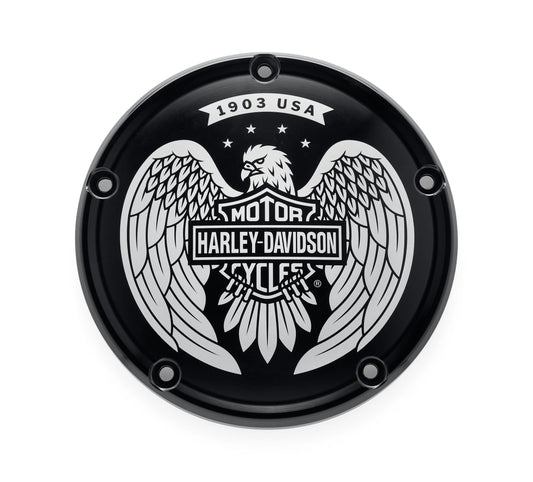 Harley-Davidson Eagle Bar and Shield Derby Cover - FLSB/SOFTAIL - 25701553 (NEW)