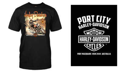 Harley-Davidson Men's Australian Biker T-Shirt