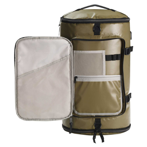 Harley-Davidson Water-Resistant Travel Hybrid Duffel Bag/Backpack - Khaki