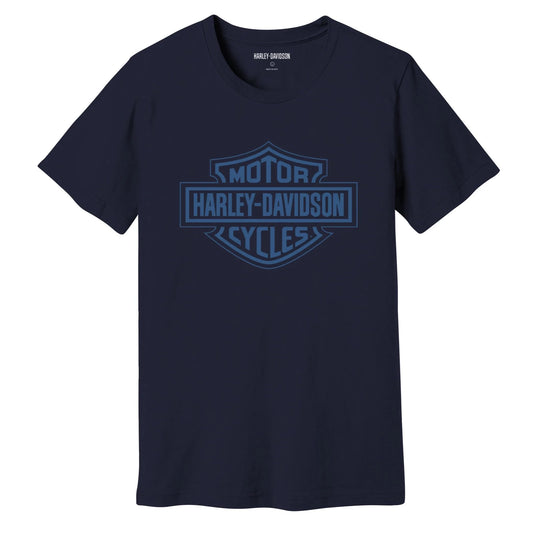Harley-Davidson Men's Bar & Shield T-Shirt, Peacoat Blue, 96333-23VM