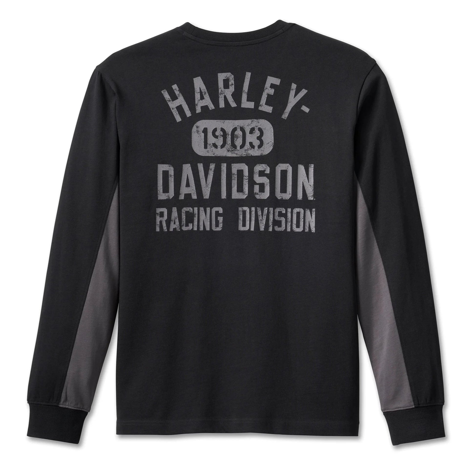 Harley-Davidson Men's Racing Bar & Shield Tee - Colorblocked (back)