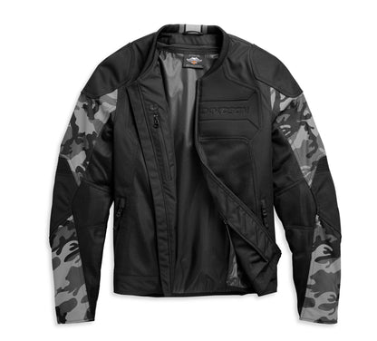 Harley-Davidson Men's H-D Brawler Camo Riding Textile Jacket
