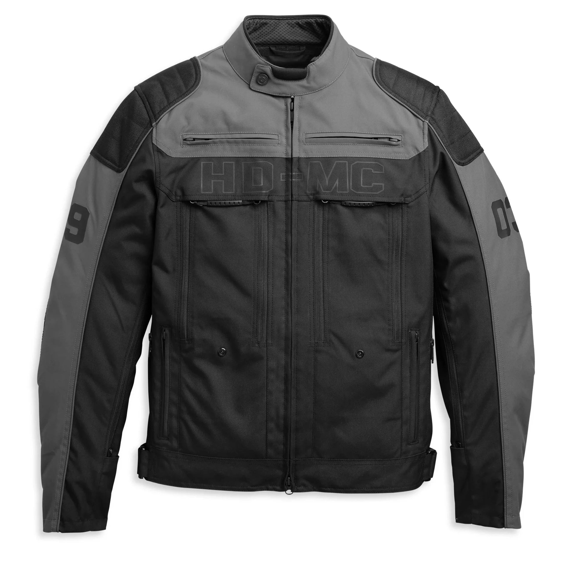 Harley-Davidson Men's HD-MC Switchback Riding Textile Jacket, 97112-21VM (front)
