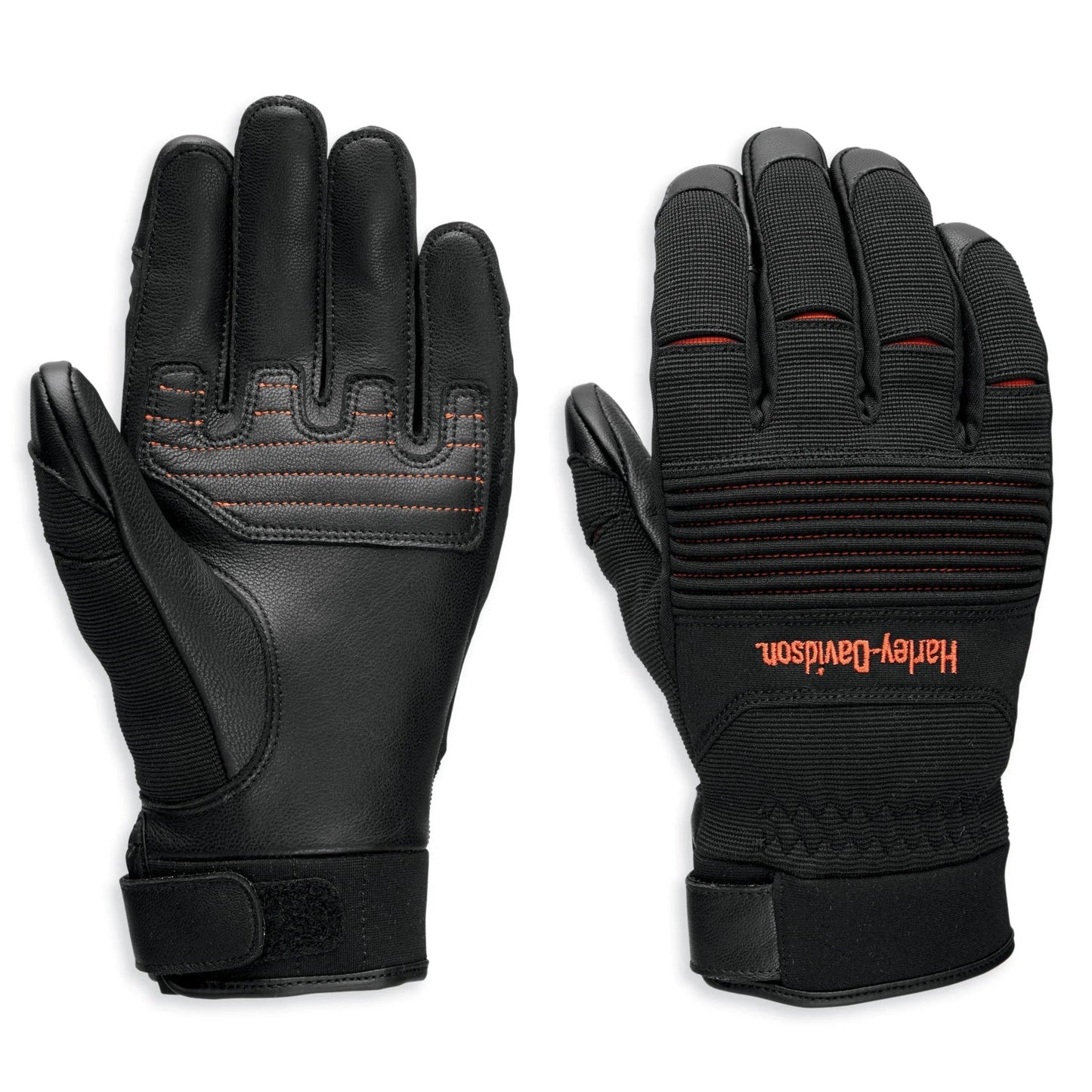 Harley-Davidson Men's Ovation Mixed Media Gloves, 97136-23VM