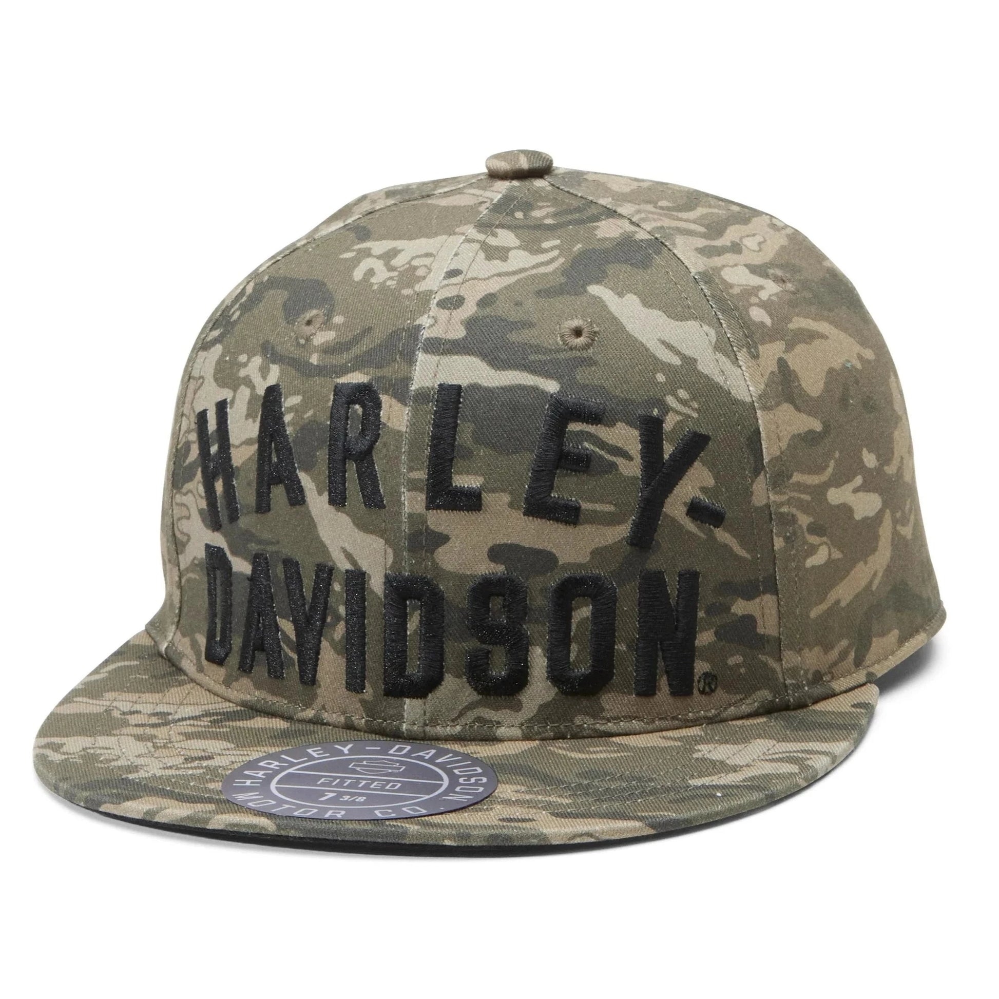 Harley-Davidson Men's Staple Camo Cap/Hat, 97602-23VM (front)