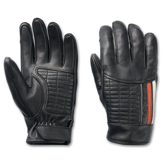 Harley-Davidson Men's South Shore Leather Gloves - Black - 98103-23VM