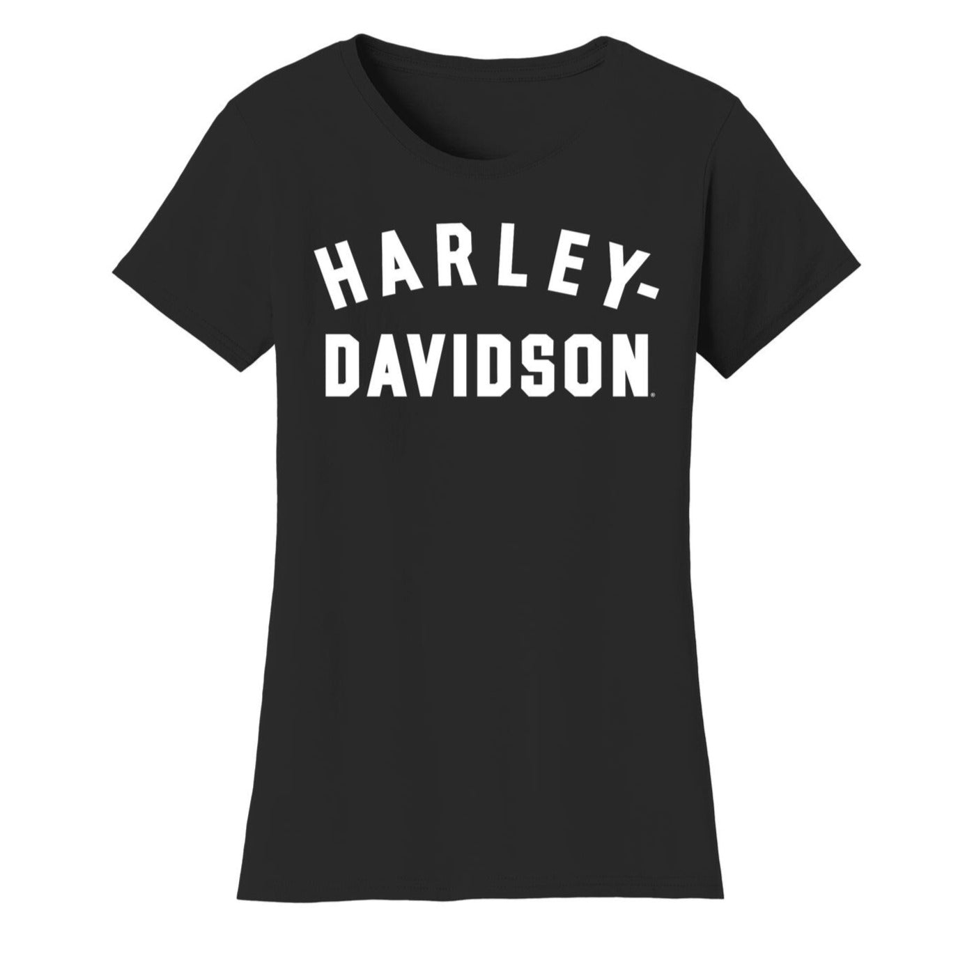 Harley-Davidson Women's Forever Race Font T-Shirt, Black, 99019-23VW