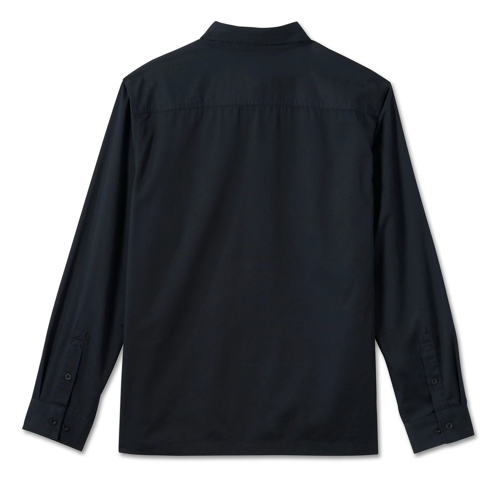 Harley-Davidson Men's Black Bar & Shield Long Sleeve Shirt (back)