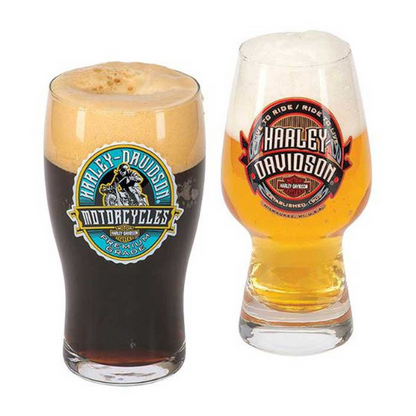 Harley-Davidson Label Craft Beer Glass Set - Set of 4