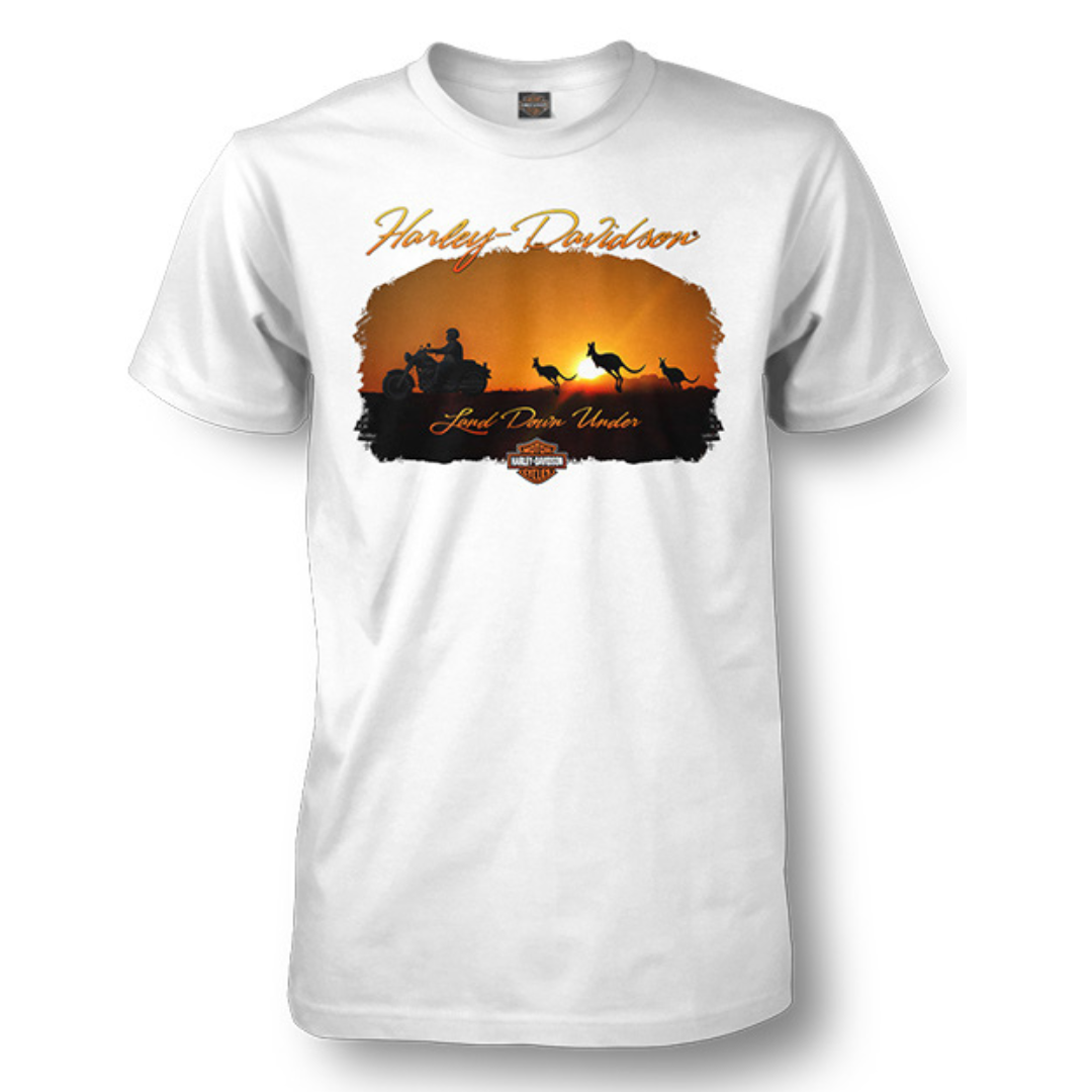 Harley-Davidson Sunset Ride Australia T-Shirt, White