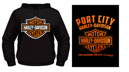 Harley-Davidson Men's Bar & Shield Hoodie - Black