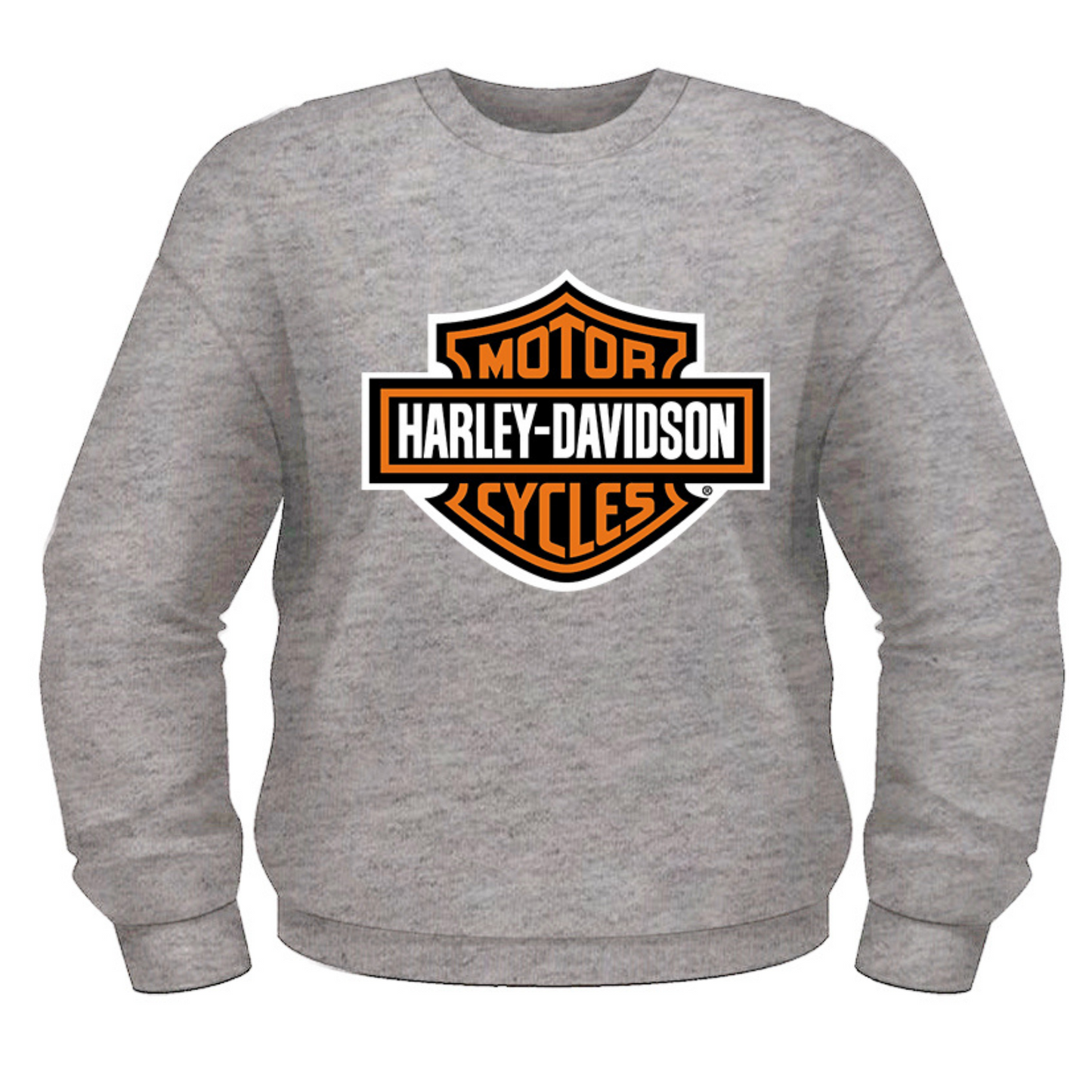 Harley-Davidson Bar & Shield Crew Neck Jumper - Grey