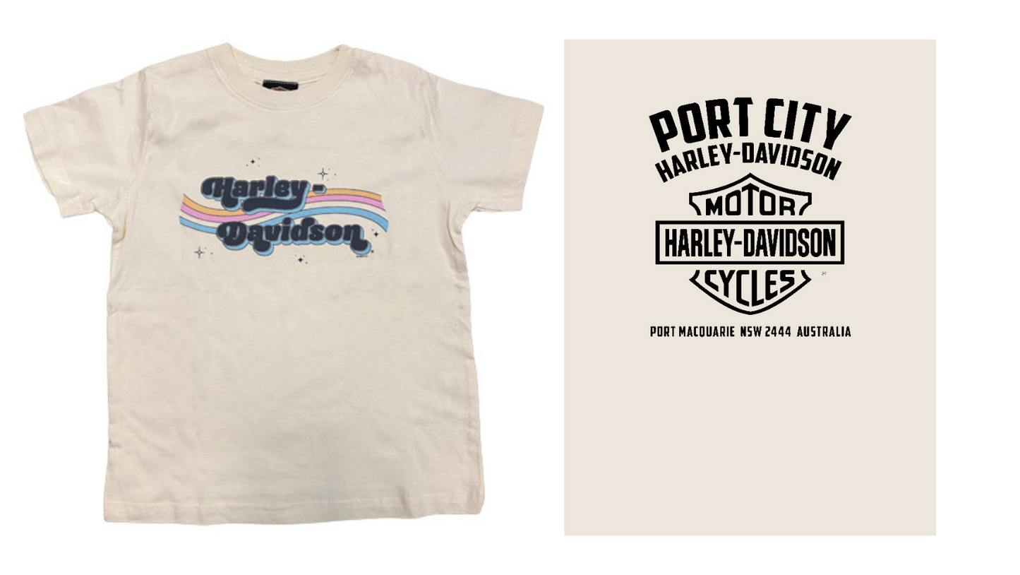 Harley-Davidson X Port City Retro Magic Kids/Youth T-Shirt, 40291034 (back)
