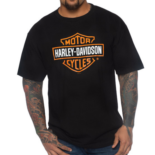 Harley-Davidson X Port City H-D Men's Black Bar & Shield T-Shirt, 40290914 (front)