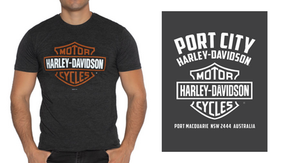 Harley-Davidson Vintage Black Bar & Shield T-Shirt