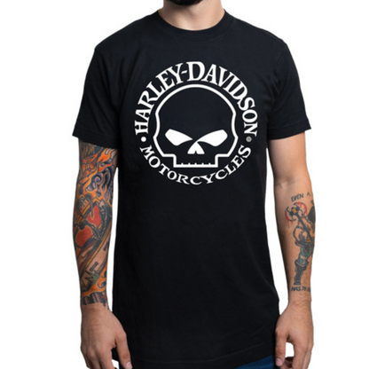 Port City X Harley-Davidson Willie G Outline T-Shirt, 40290917 (front)