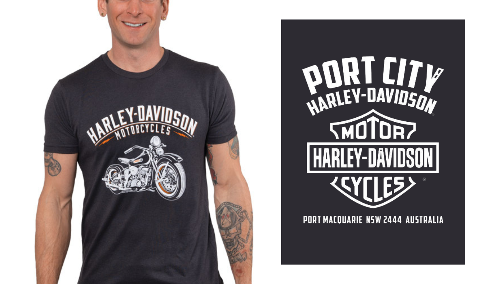 Harley-Davidson X Port City H-D Higher T-Shirt, 40290961 (back print)