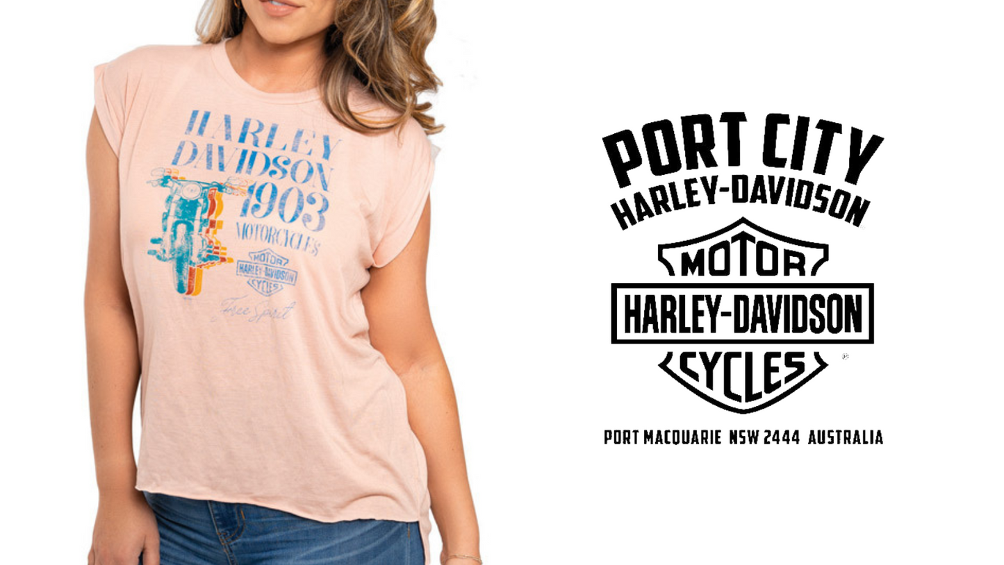 Harley-Davidson Women's Repetition T-Shirt (back print) 40291093