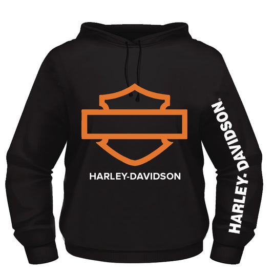 Harley-Davidson Orange Outline Hoodie (M & 5XL ONLY)