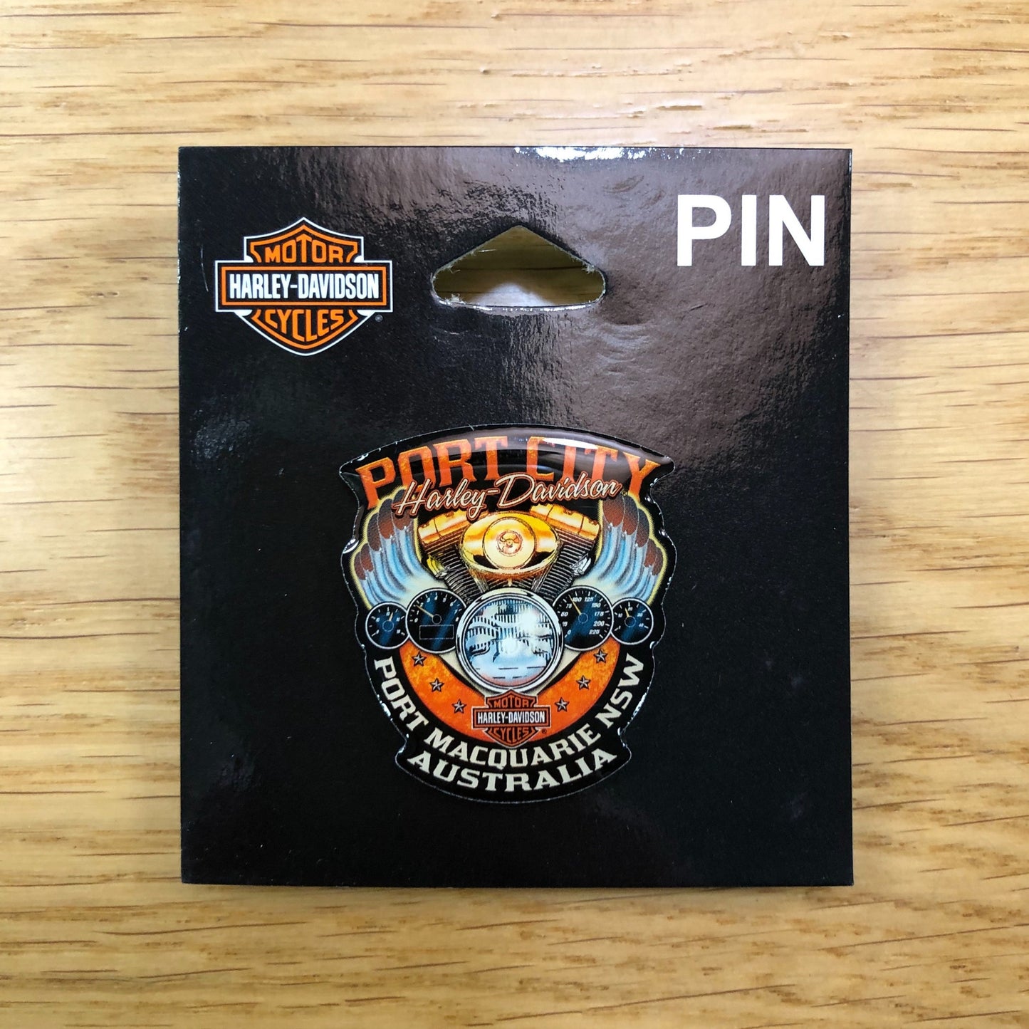 Port City Harley Pin Badge