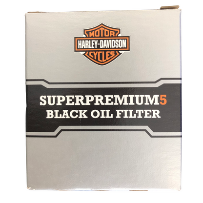 Harley-Davidson SuperPremium5 Black Oil Filter, Fits Twin Cam 63731-99A