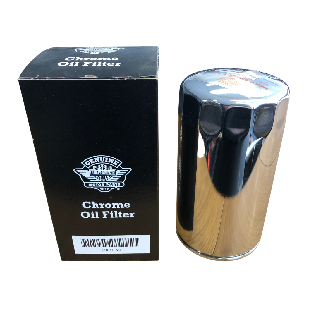 Chrome Early Dyna Oil Filter 63813-90