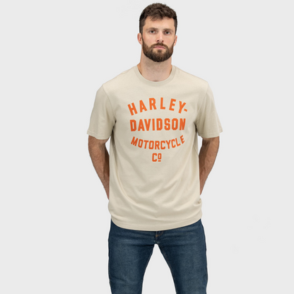 Harley-Davidson Men's Racer Font Motorcycle Co. Graphic T-Shirt LIFESTYLE