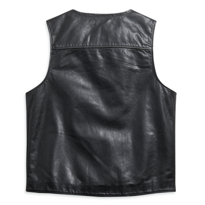 Harley-Davidson® Men's Leather Vest - 97010-21VM