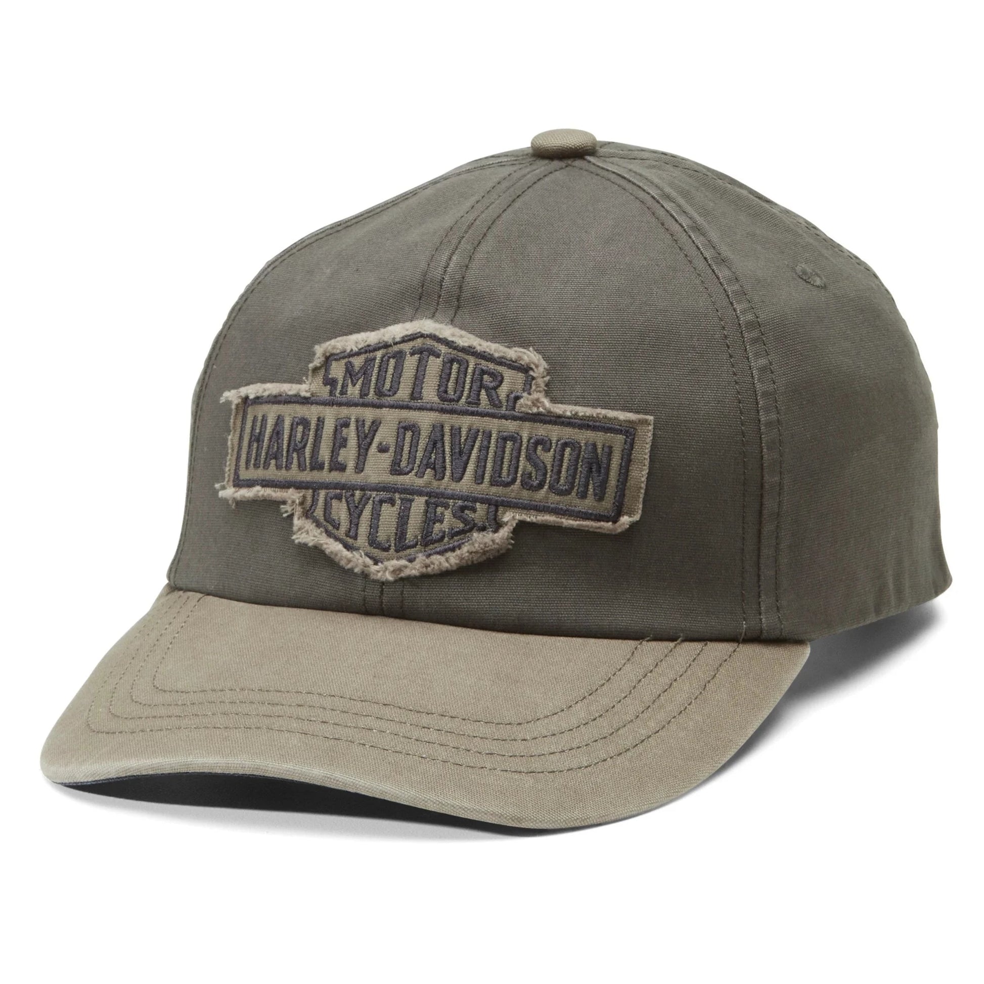 Harley-Davidson Men's Bar & Shield Apprentice Hat/Cap, Peat, 97611-23VM (Front Image)