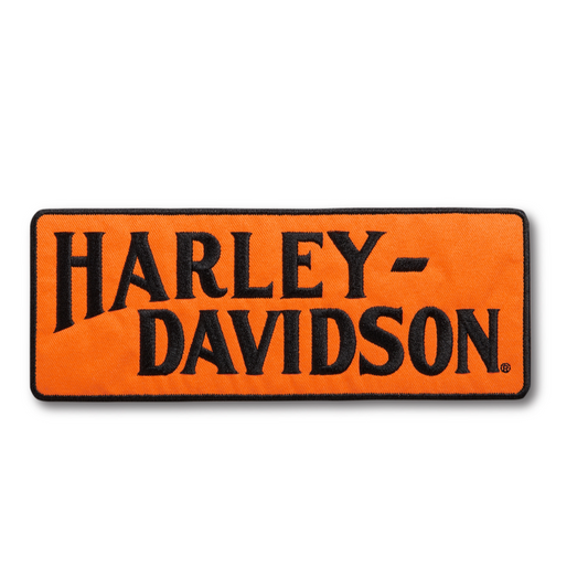 Harley-Davidson Racer Tank Logo Large Iron-On Patch - 97668-21VX (NEW)