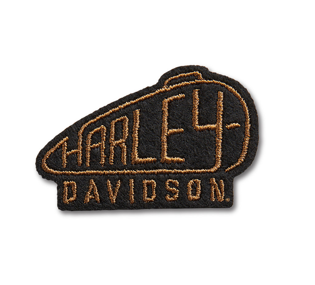 Harley-Davidson Tank Small Iron-On Patch - 97674-21VX (NEW)