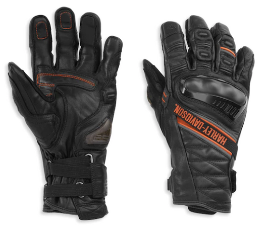 Harley-Davidson Men's Passage Adventure Gauntlet Gloves - 98182-21VM (NEW)