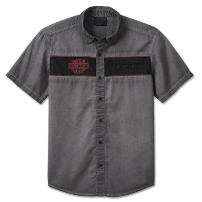 Harley-Davidson Men's Iron Bond Shirt, 99004-23VM (front)