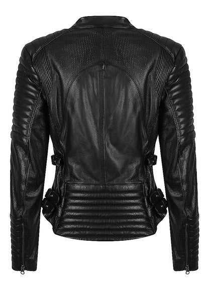 Black Arrow Wild & Free Motorcycle Jacket - Black