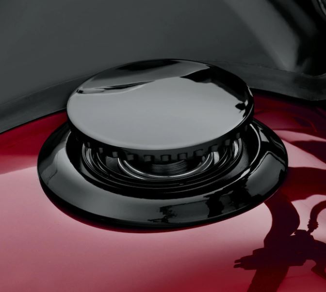 Harley-Davidson® Flush-Mount Fuel Cap and Left Side Tank Cap Kit - Black - 61100136 - Softail.
