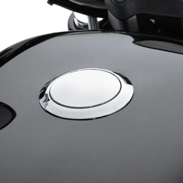 Harley-Davidson® Flush-Mount Fuel Cap - Chrome - 63139-10A - Sportster