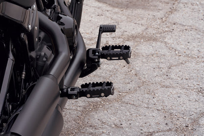 Harley-Davidson 80GRIT Passenger Footpegs - Black - 50501605