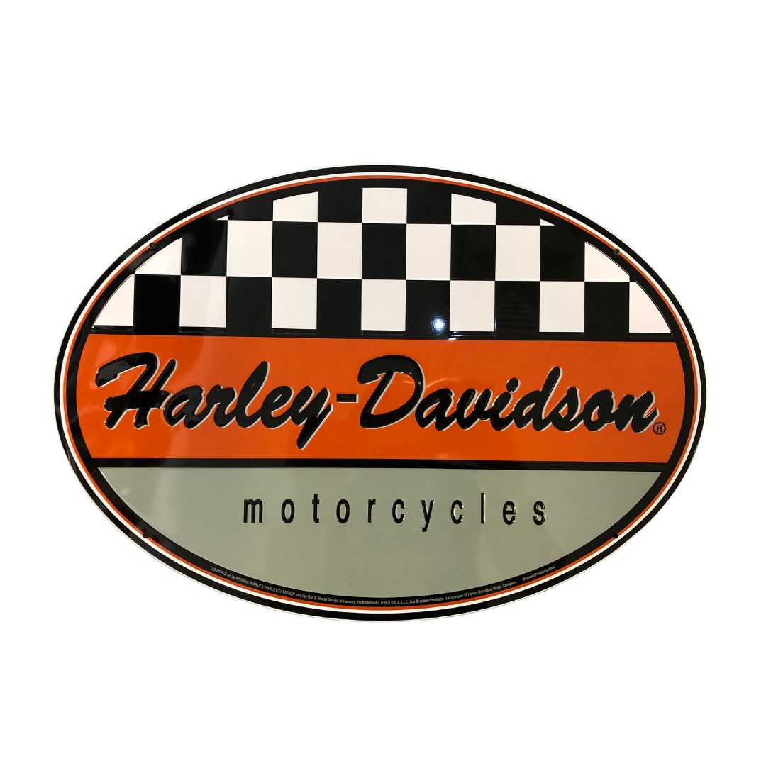 Harley-Davidson Racing Oval Tin Sign HDL-15534