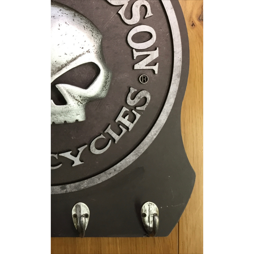 Harley-Davidson Sculpted 3D Willie G Skull Key Rack, HDL-15313 (Detail) Port City Harley-Davidson