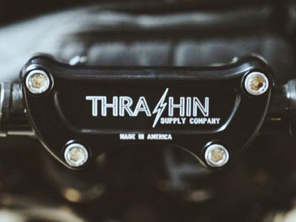 Thrashin® Supply Handlebar Top Clamp – Twice Cut Black - TS-TSC-2800-4