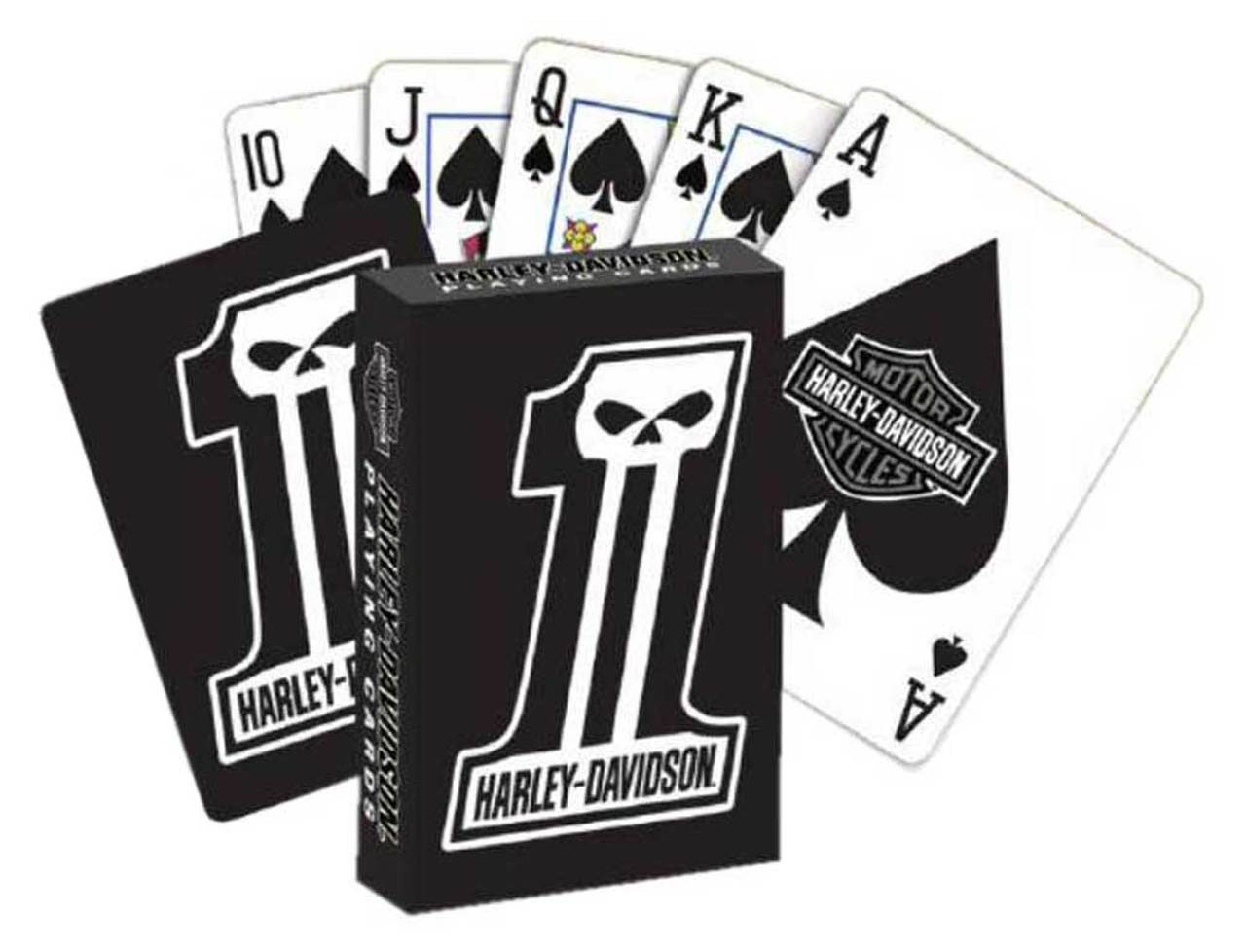 Harley-Davidson® Dark Custom Playing Cards, D611. 