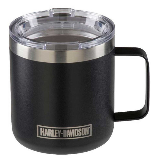 Harley-Davidson Etched H-D Stainless Steel Coffee Travel Mug, HDX-98629