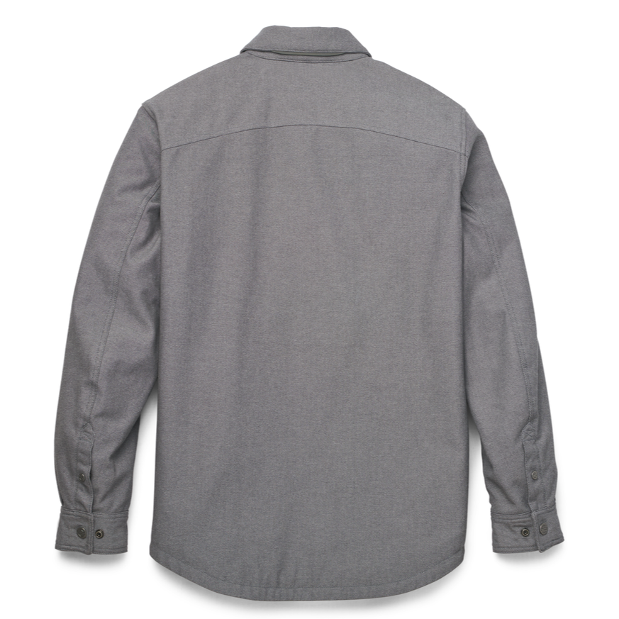 Harley-Davidson Men's Operative Riding Shirt Jacket, Grey, 97150-22VM (back)