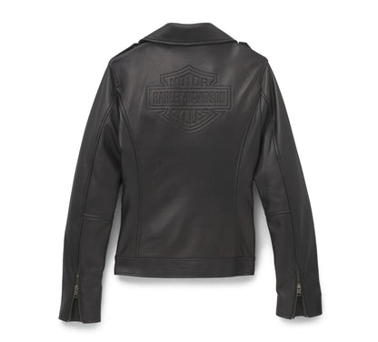 Harley-Davidson Women's Lisbon Debossed Leather Jacket, 97029-22VW (M,L)
