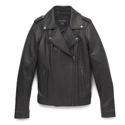 Harley-Davidson Women's Lisbon Debossed Leather Jacket, 97029-22VW (M,L) (NEW)